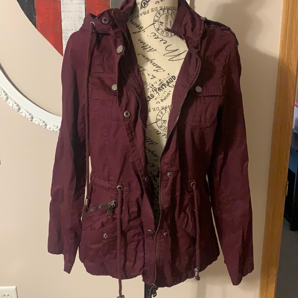 Maroon jacket